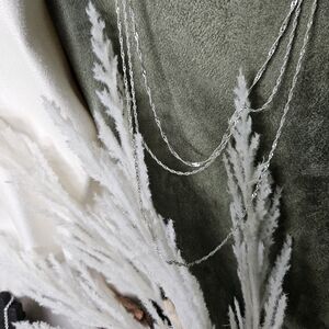 Gourguse Sterling Silver Singapore 22" Chain